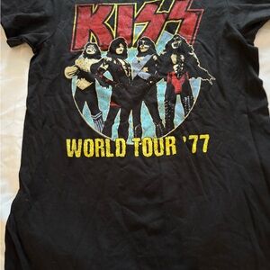 Kiss Kids Black World Tour '77 T-Shirt